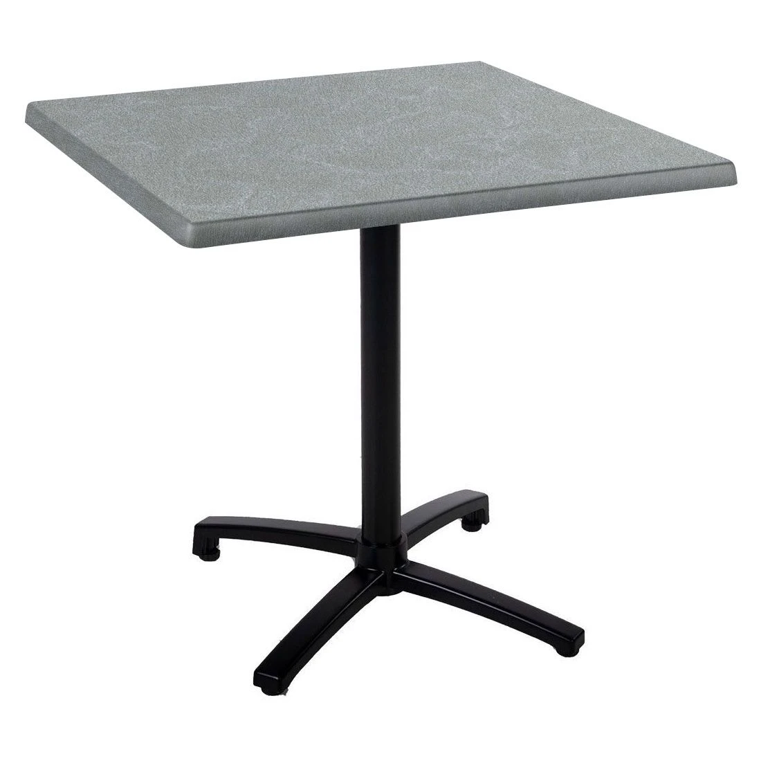 OUTLIV. Gartentisch 70x70cm Aluminium/Topalit Etain/Schwarz