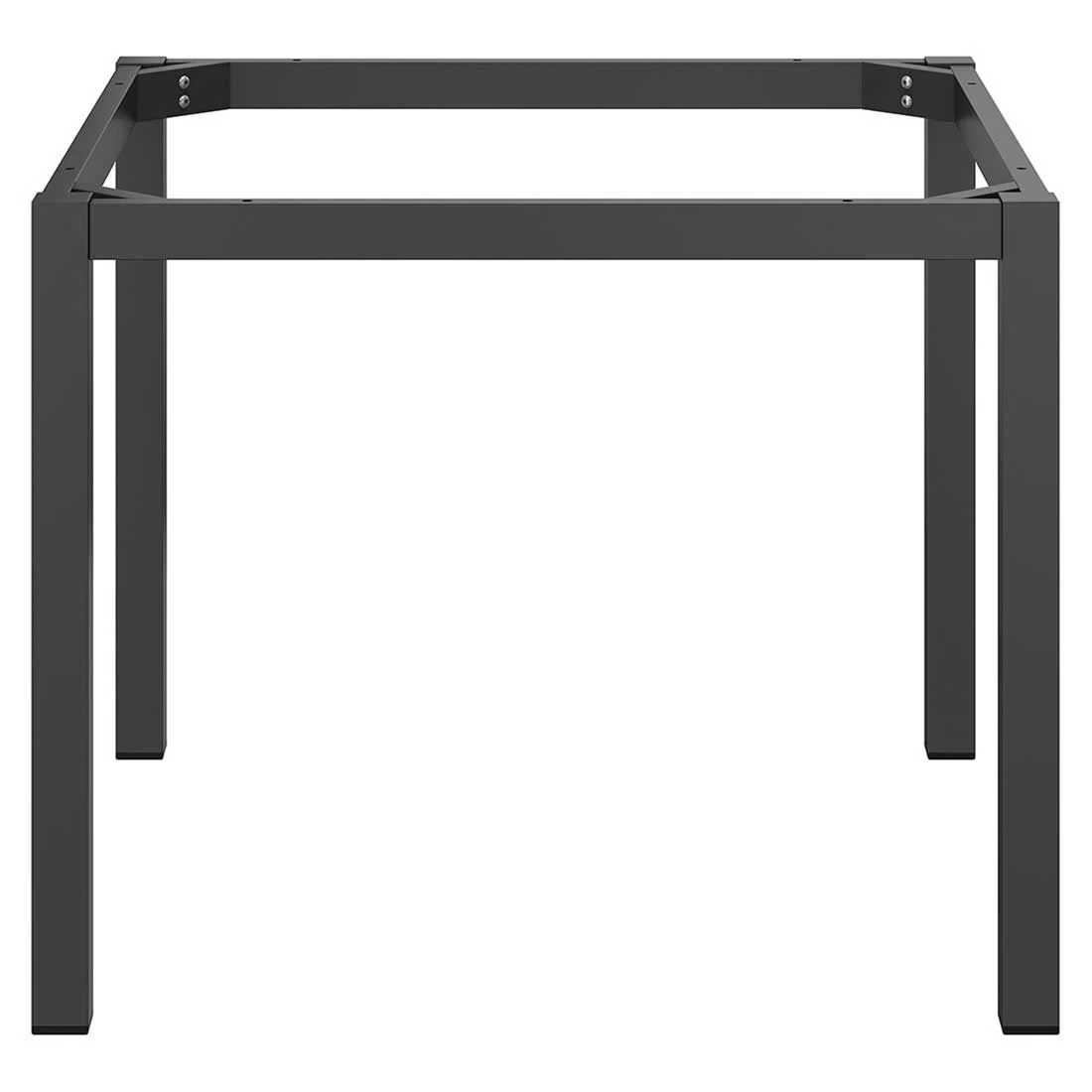 OUTLIV. Gartentisch 90x90 cm Aluminium/Keramik-Glas Anthrazit/Dark Grey