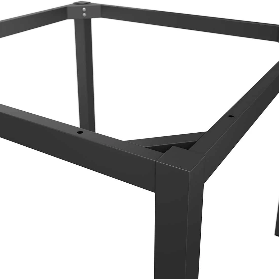 OUTLIV. Gartentisch 90x90 cm Aluminium/Keramik-Glas Anthrazit/Dark Grey