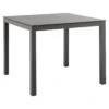 OUTLIV. Gartentisch 90x90cm Aluminium/HPL Anthrazit/Zement Dunkel