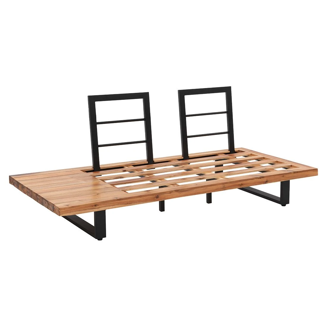 OUTLIV. Haven Ecklounge 3-tlg. Aluminium/Akazie Anthrazit/Natur Anthrazit/Natur