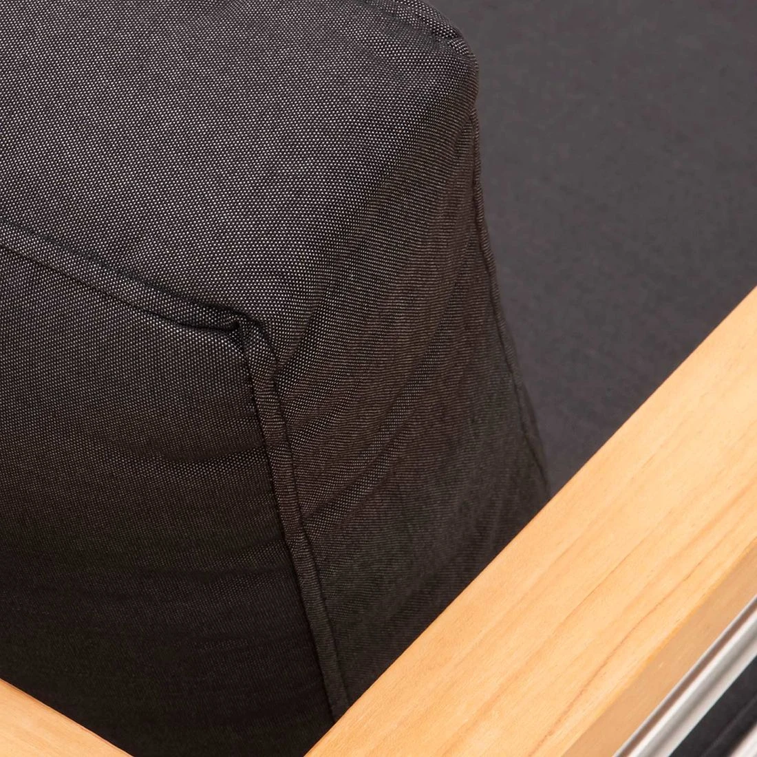 OUTLIV. Hawaii Ecklounge Edelstahl/Teak/Polster Dunkelgrau