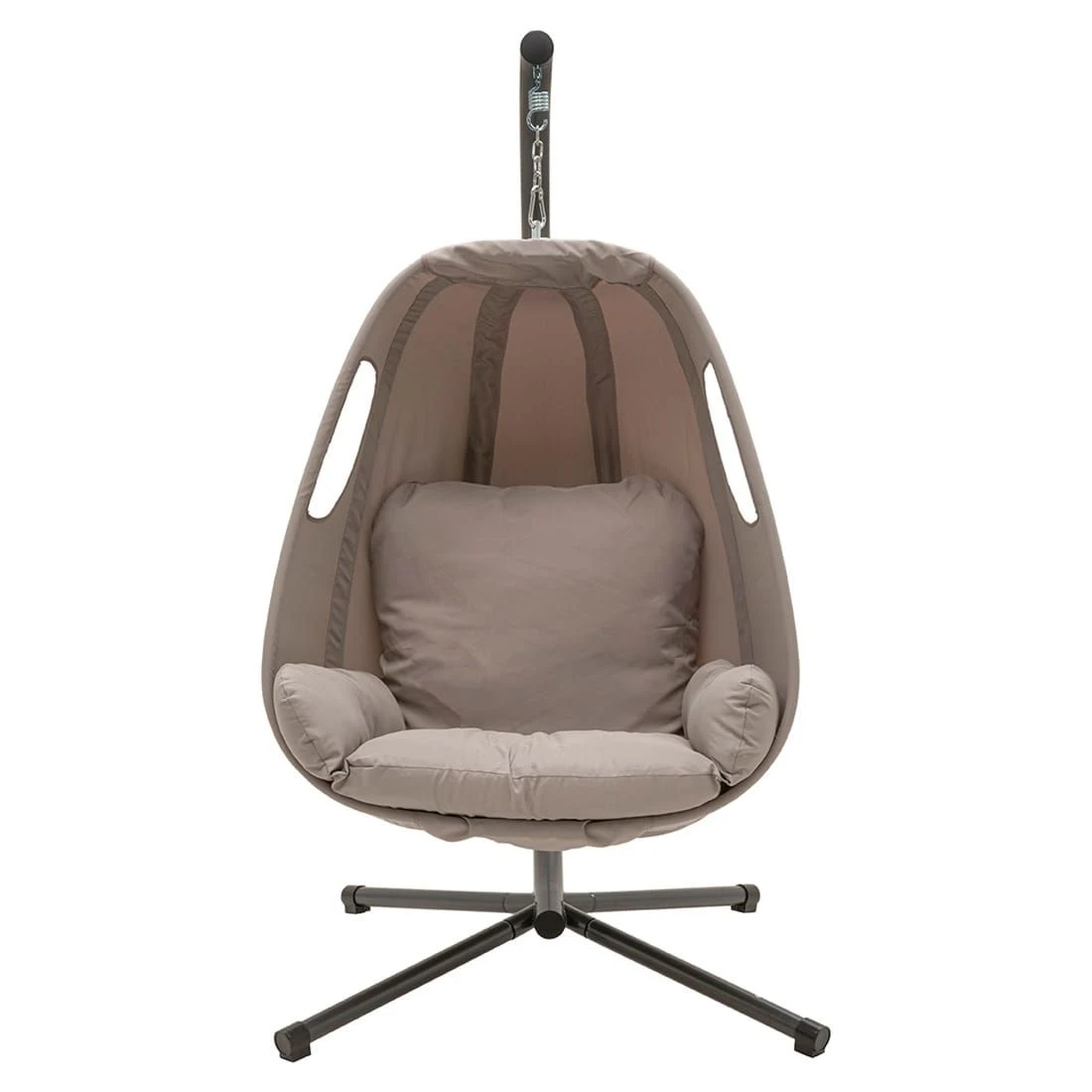 OUTLIV. Ibiza Hängesessel Stahl/Polyester Anthrazit/Grau