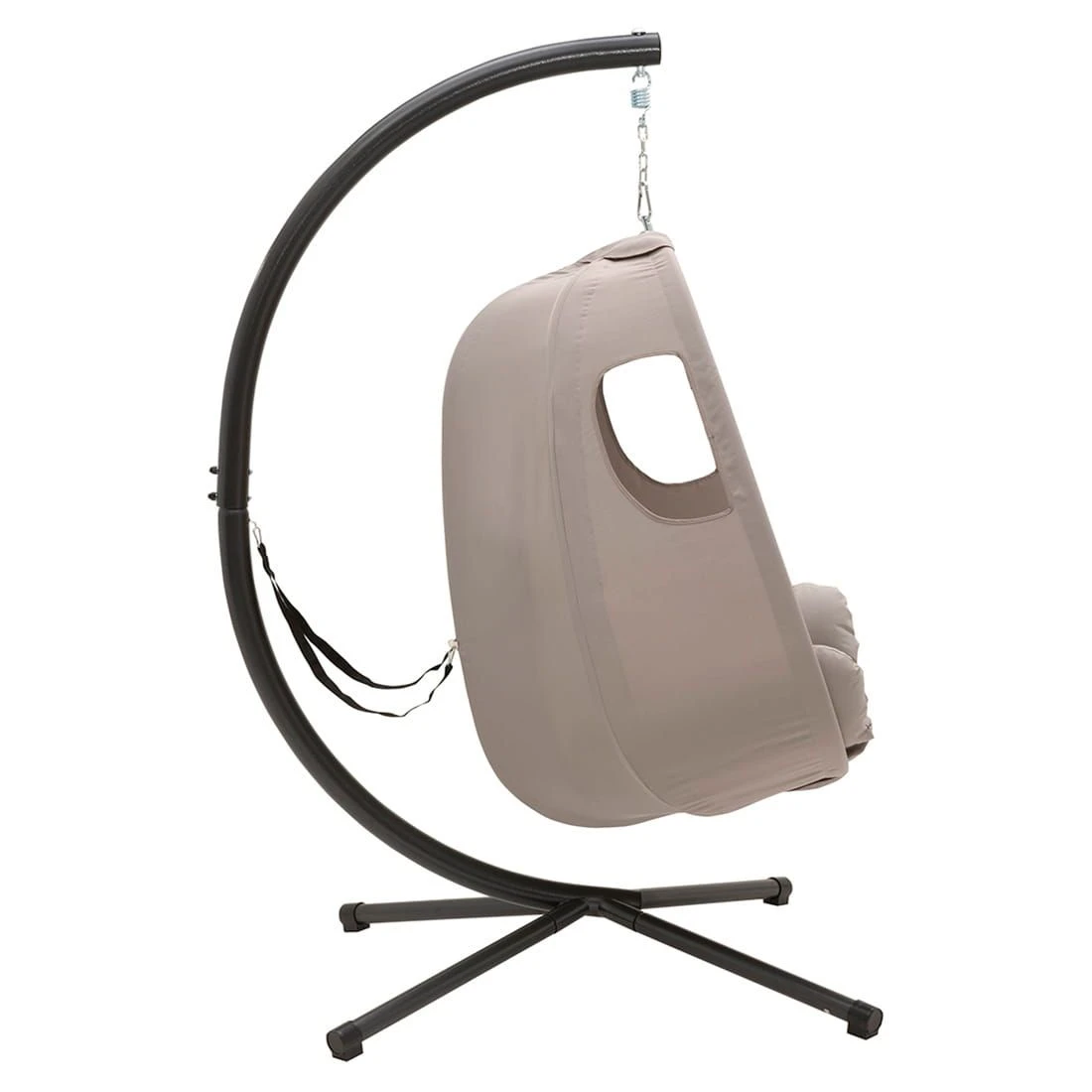 OUTLIV. Ibiza Hängesessel Stahl/Polyester Anthrazit/Grau