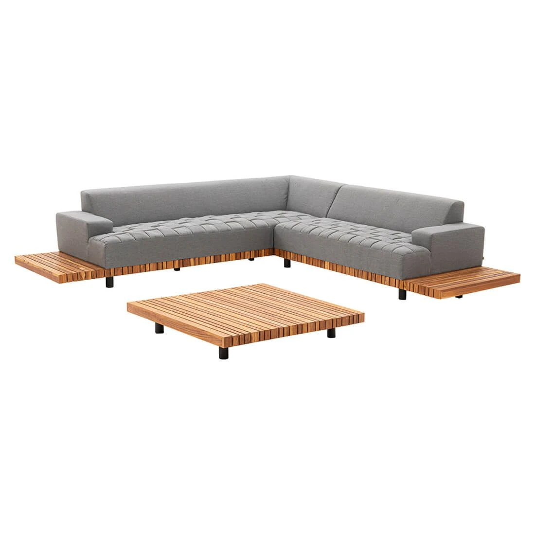 OUTLIV. Icon Ecklounge Teak/Sunbrella Teak/Flanelle