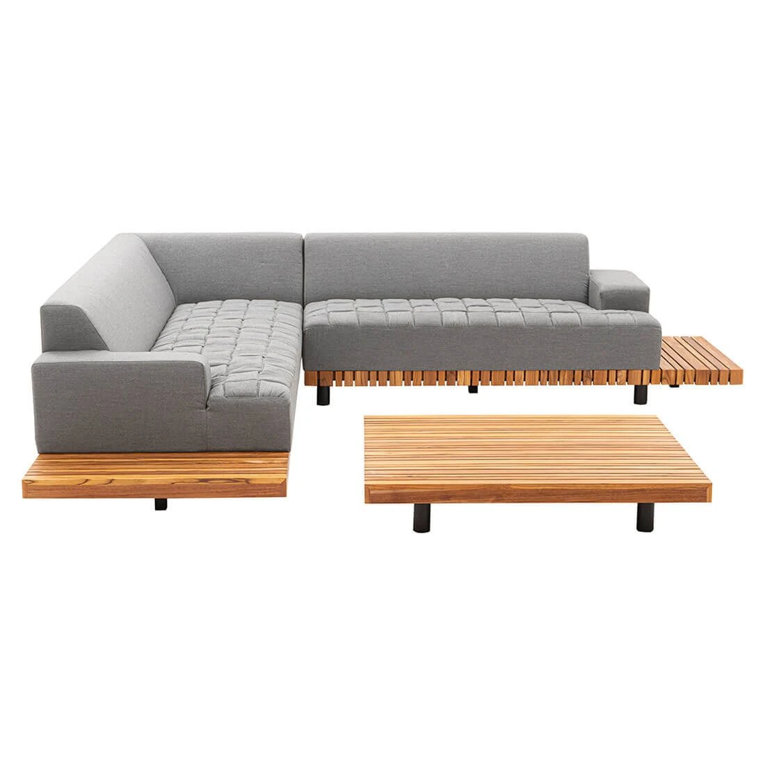 OUTLIV. Icon Ecklounge Teak/Sunbrella Teak/Flanelle