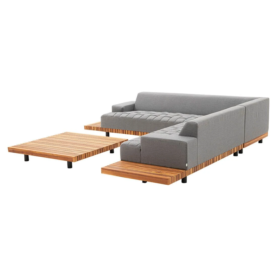 OUTLIV. Icon Ecklounge Teak/Sunbrella Teak/Flanelle