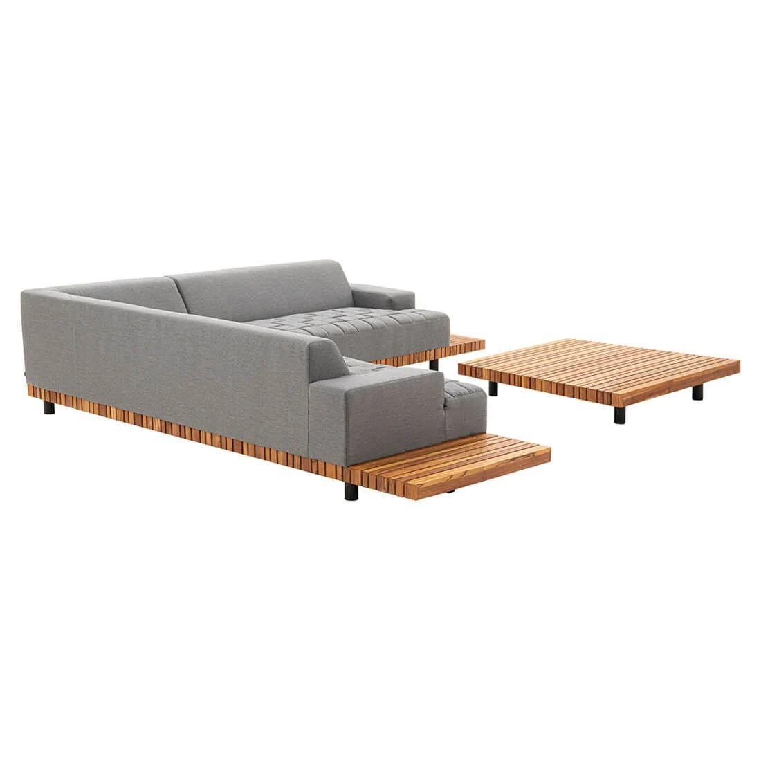 OUTLIV. Icon Ecklounge Teak/Sunbrella Teak/Flanelle