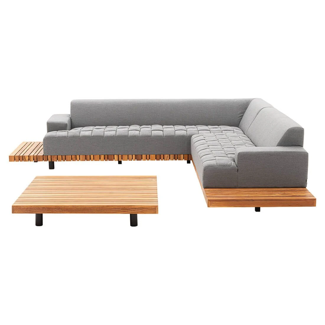 OUTLIV. Icon Ecklounge Teak/Sunbrella Teak/Flanelle