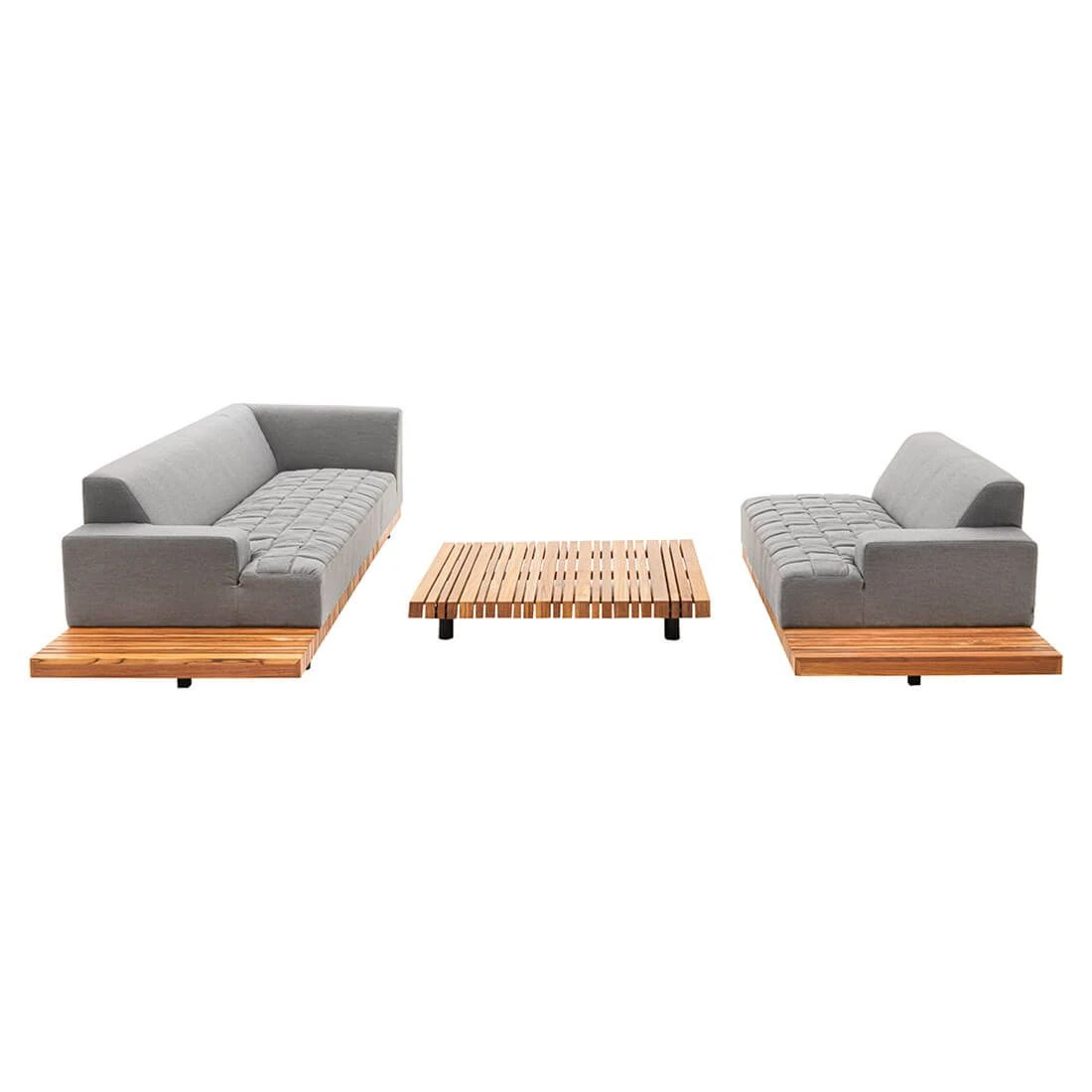 OUTLIV. Icon Ecklounge Teak/Sunbrella Teak/Flanelle