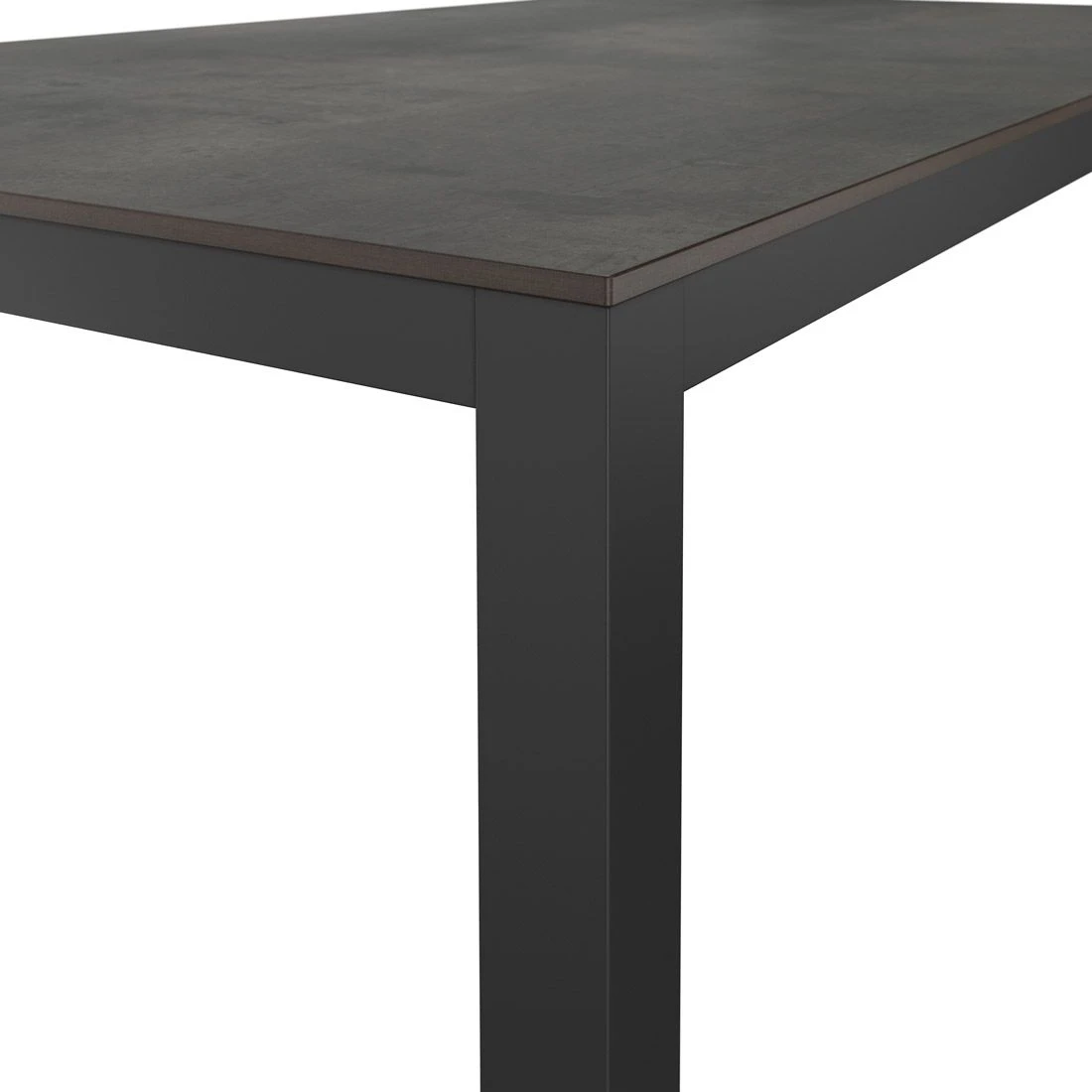 OUTLIV. Kobe Gartenmöbel-Set 5-tlg. Tisch 160x90cm Anthrazit/Zement Dunkel