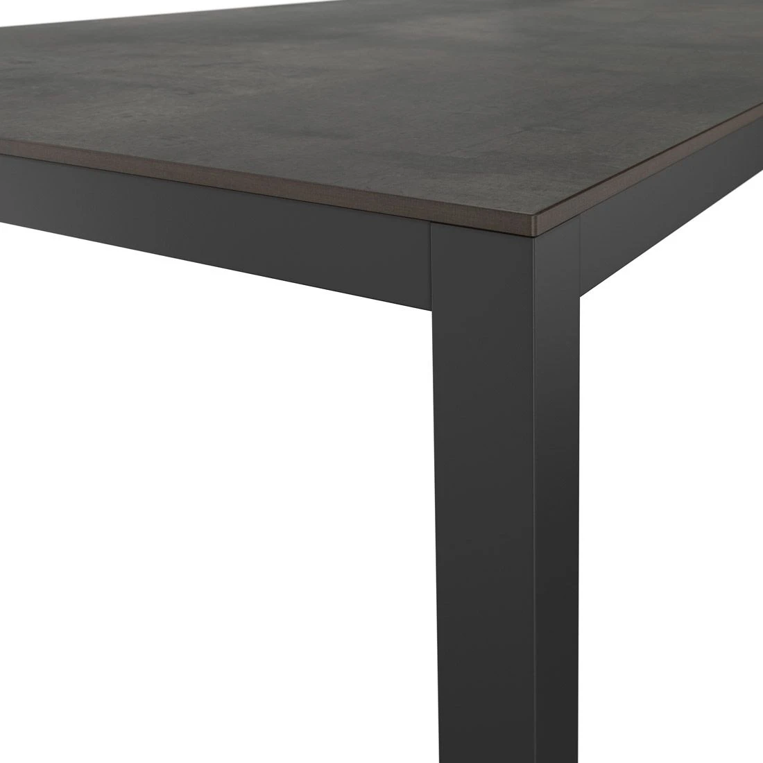 OUTLIV. Kobe Gartenmöbel-Set 7-tlg. Tisch 220x100cm Anthrazit/Zement Dunkel
