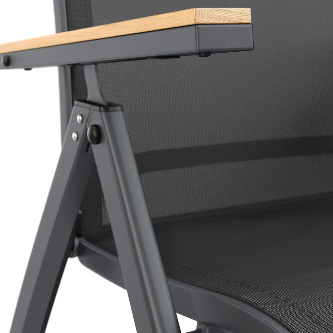 OUTLIV. Kobe Klappsessel Aluminium/Textilene Anthrazit