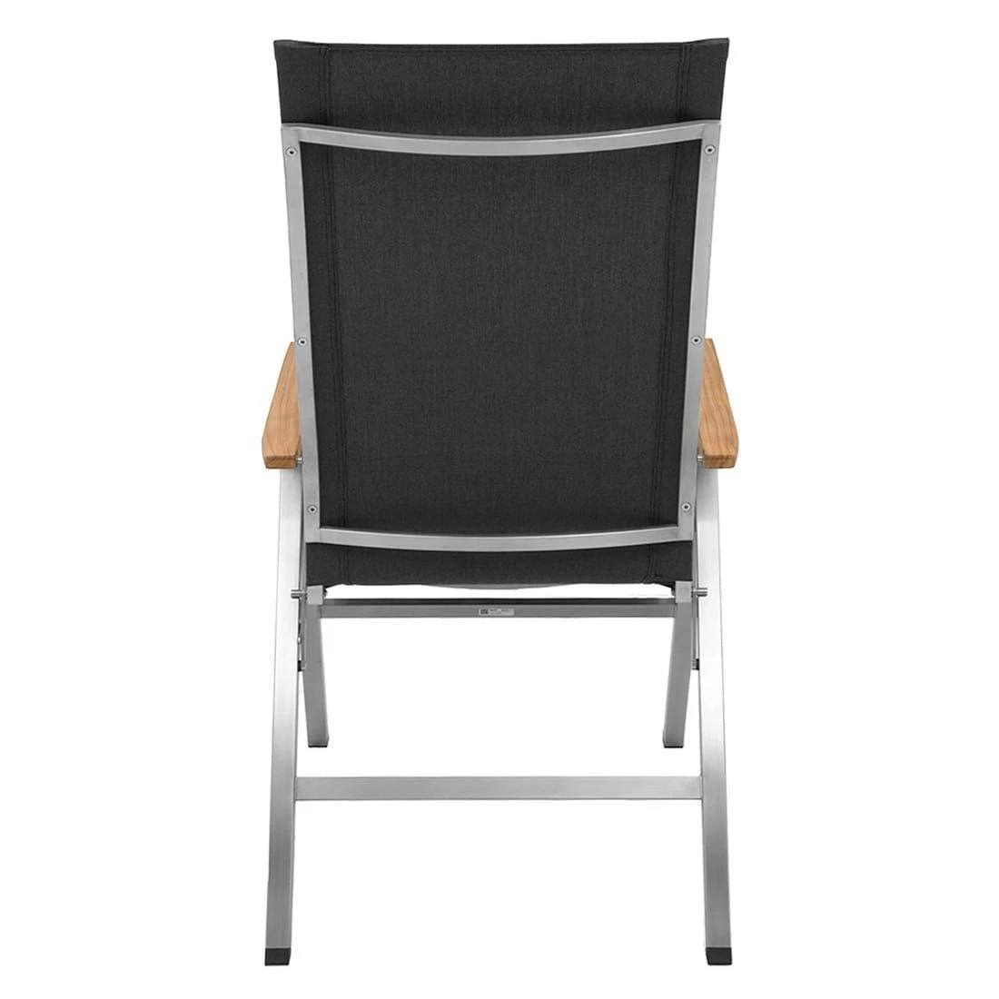 OUTLIV. Kreta Gartenmöbelset 7-tlg. mit Tisch 200x100 cm Silber/Coal