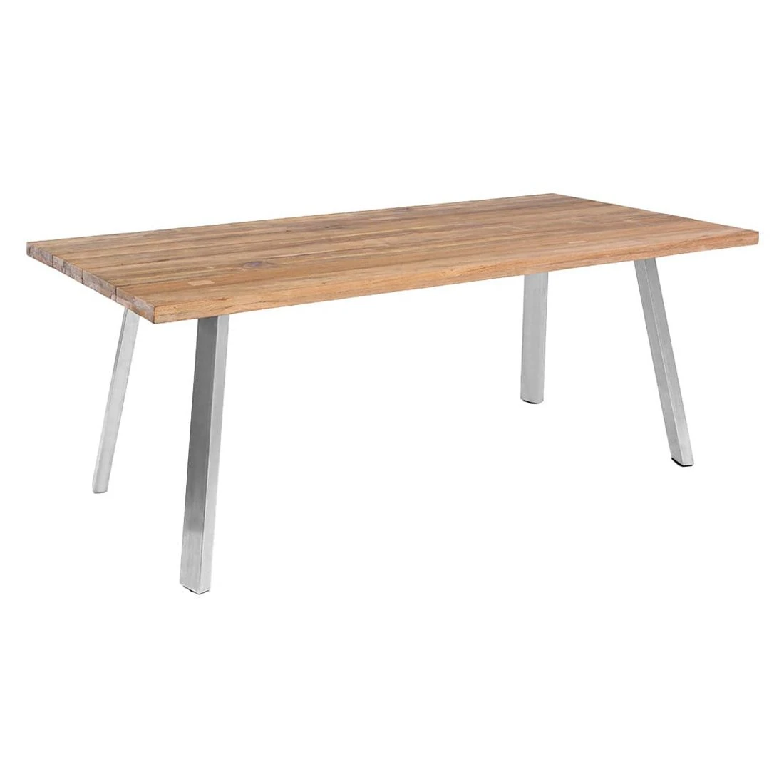 OUTLIV. Kreta Gartenmöbelset 7-tlg. mit Tisch 200x100 cm Silber/Coal