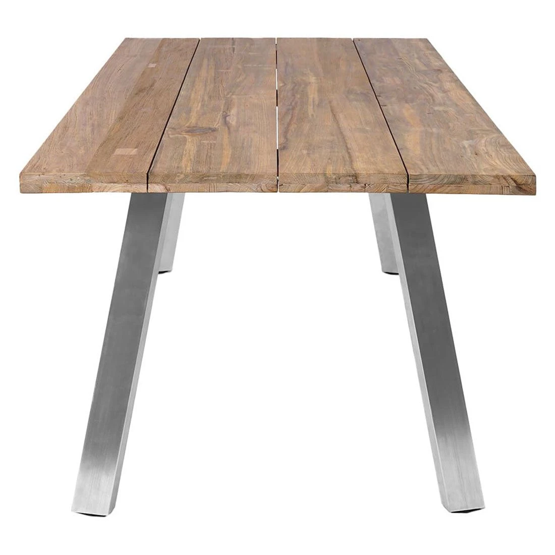 OUTLIV. Kreta Gartenmöbelset 7-tlg. mit Tisch 200x100 cm Silber/Coal