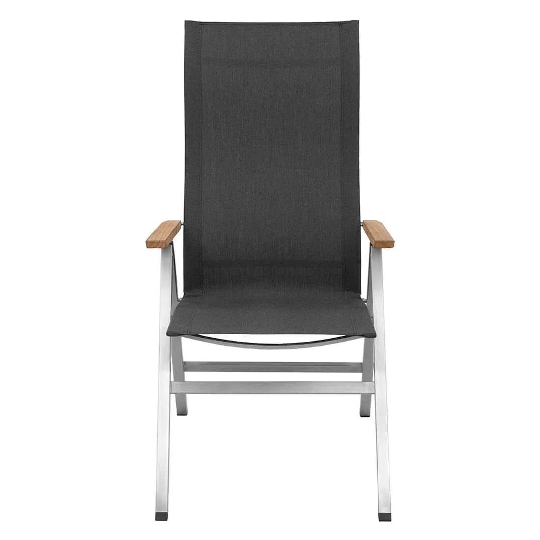 OUTLIV. Kreta Klappsessel Edelstahl/Textilene Silber/Coal