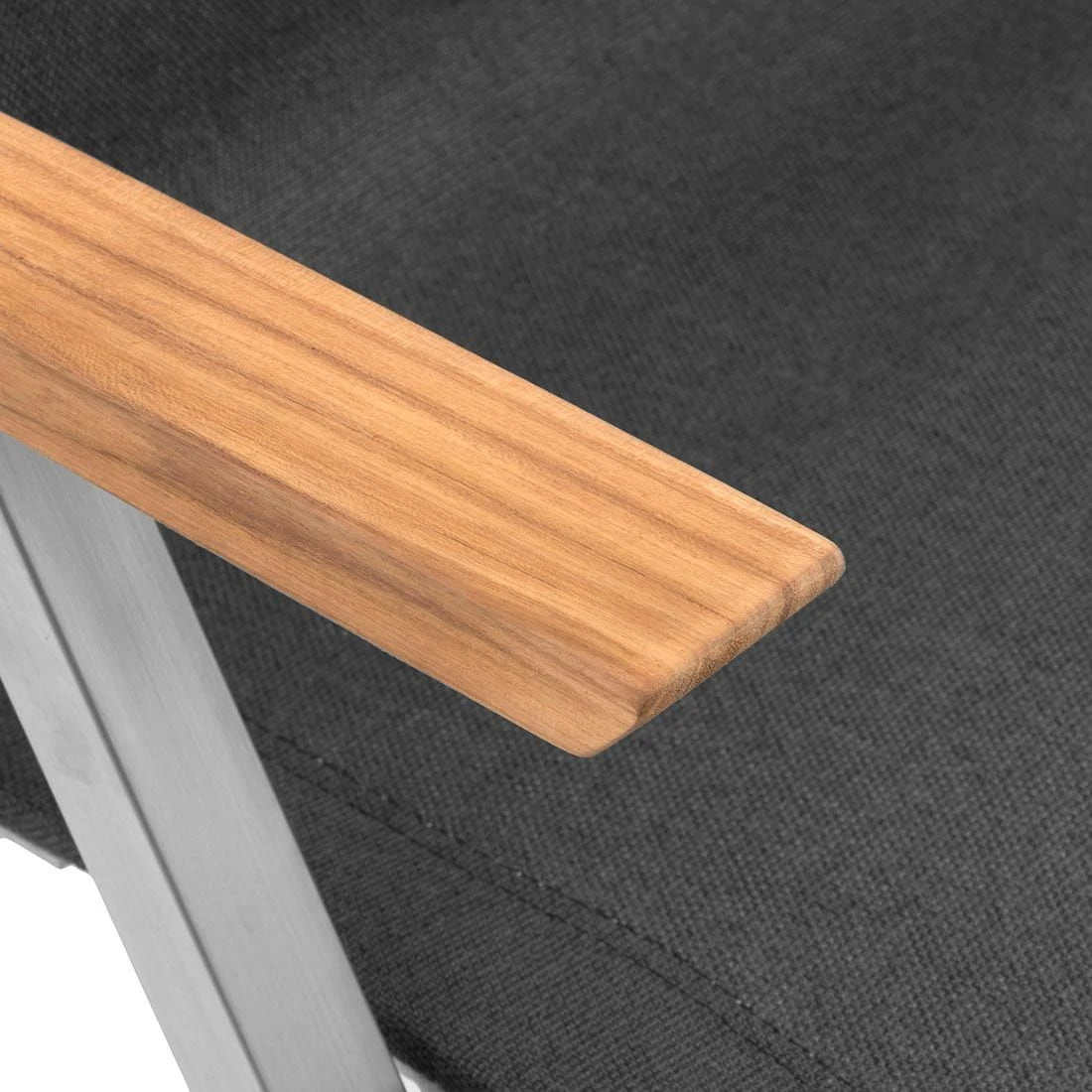 OUTLIV. Kreta Klappsessel Edelstahl/Textilene Silber/Coal