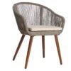 OUTLIV. Lille Gartensessel Akazie/Rope Akazie Geölt/Taupe