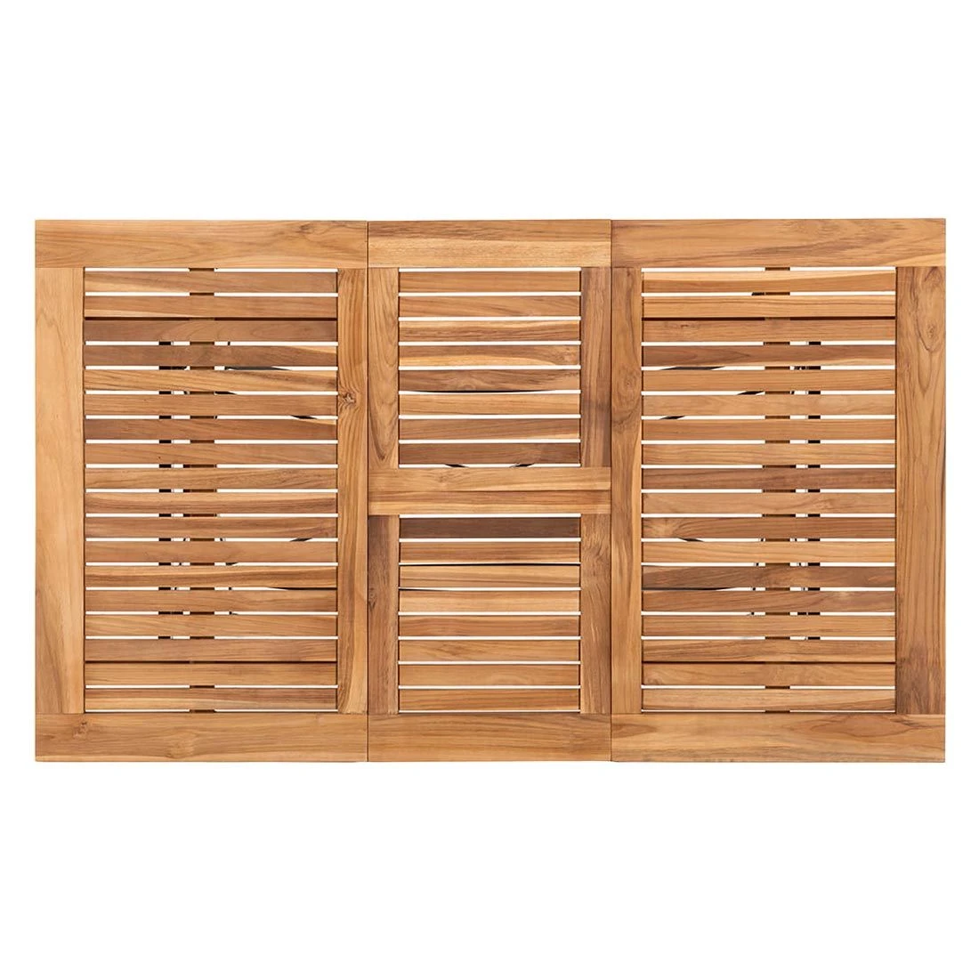 OUTLIV. Lindau Klapptisch 110/150x90x75 cm Stahl/Teak Dunkelgrau