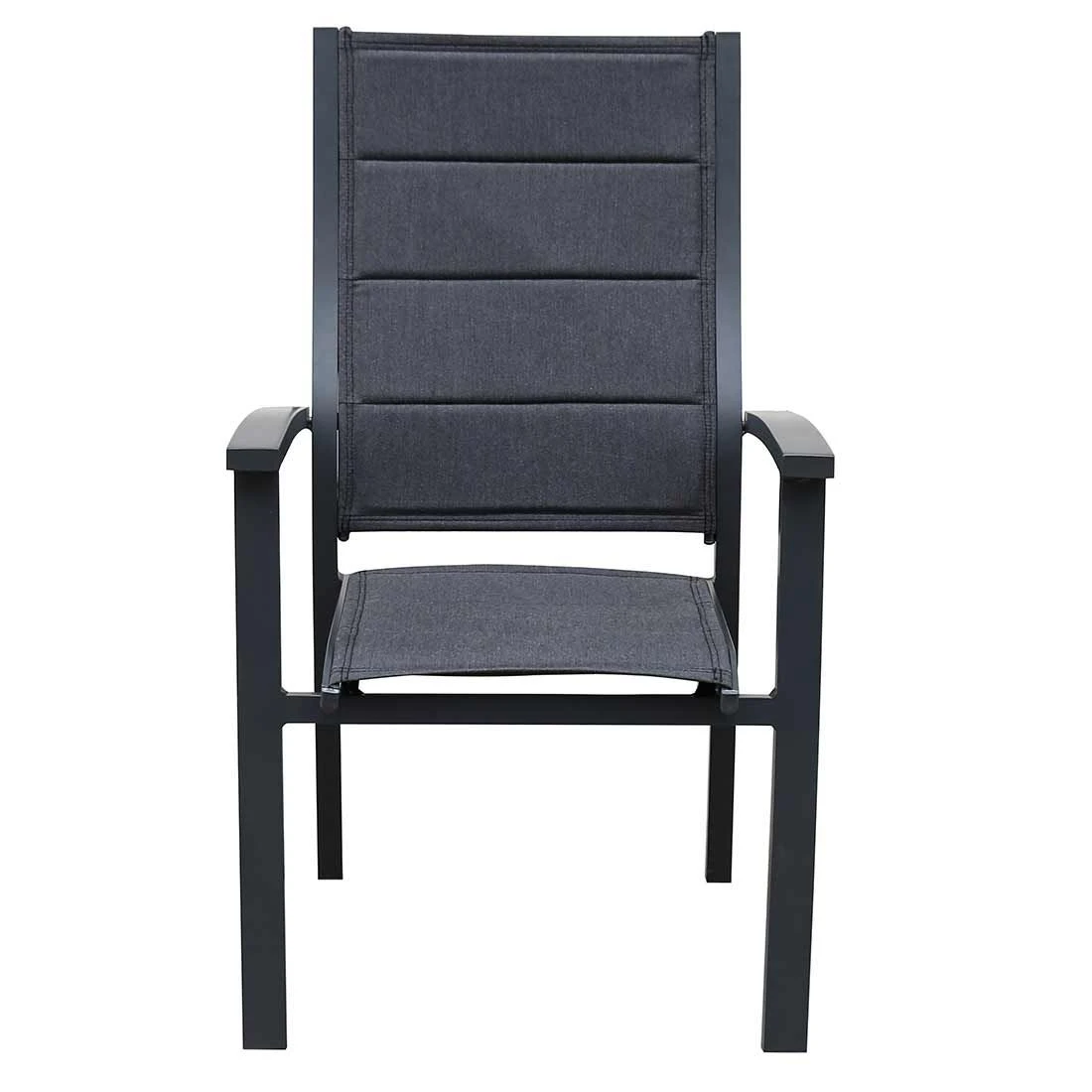 OUTLIV. London Stapelsessel Aluminium/Sunbrella Anthrazit/Sooty