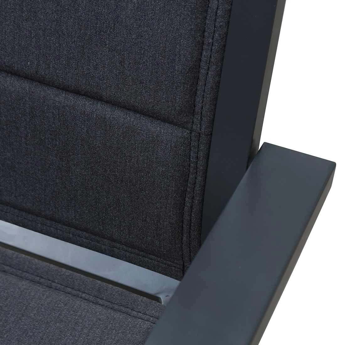 OUTLIV. London Stapelsessel Aluminium/Sunbrella Anthrazit/Sooty