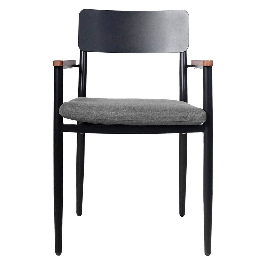 OUTLIV. Lorenzo Stapelstuhl Aluminium/Eukalyptus Anthrazit/Natur