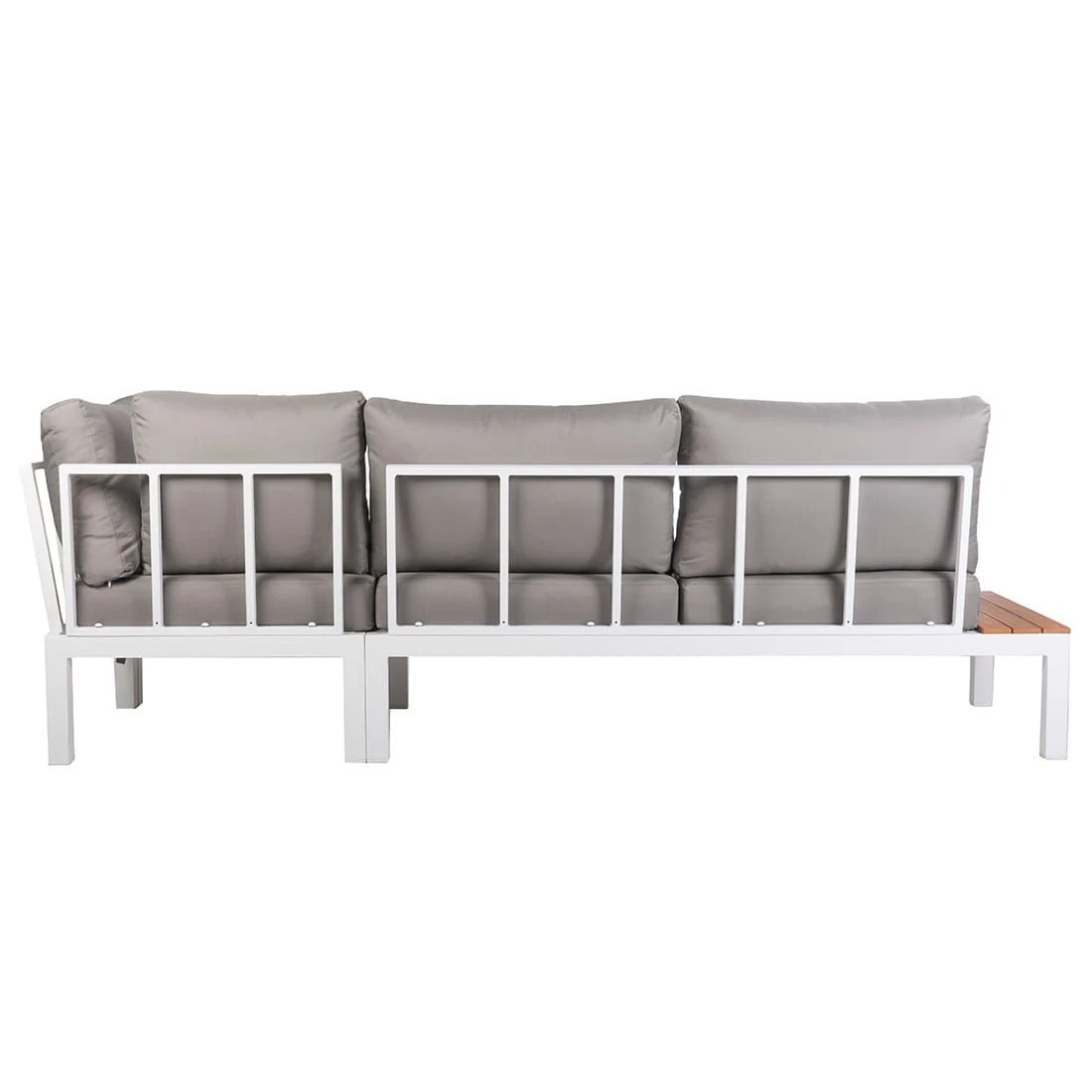 Outliv. Ecklounge Aluminium/Akazie inkl. Polster Teaklook