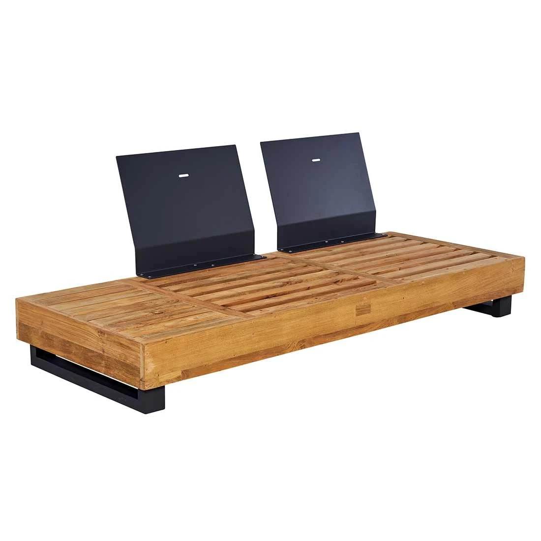 OUTLIV. Madrid Ecklounge Teak Recycelt/Olefin Teak Recycelt/Grau