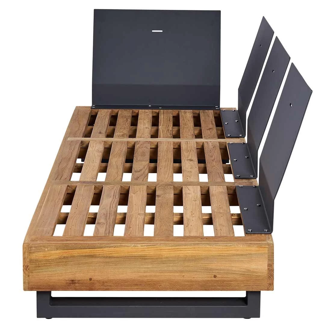 OUTLIV. Madrid Ecklounge Teak Recycelt/Olefin Teak Recycelt/Grau