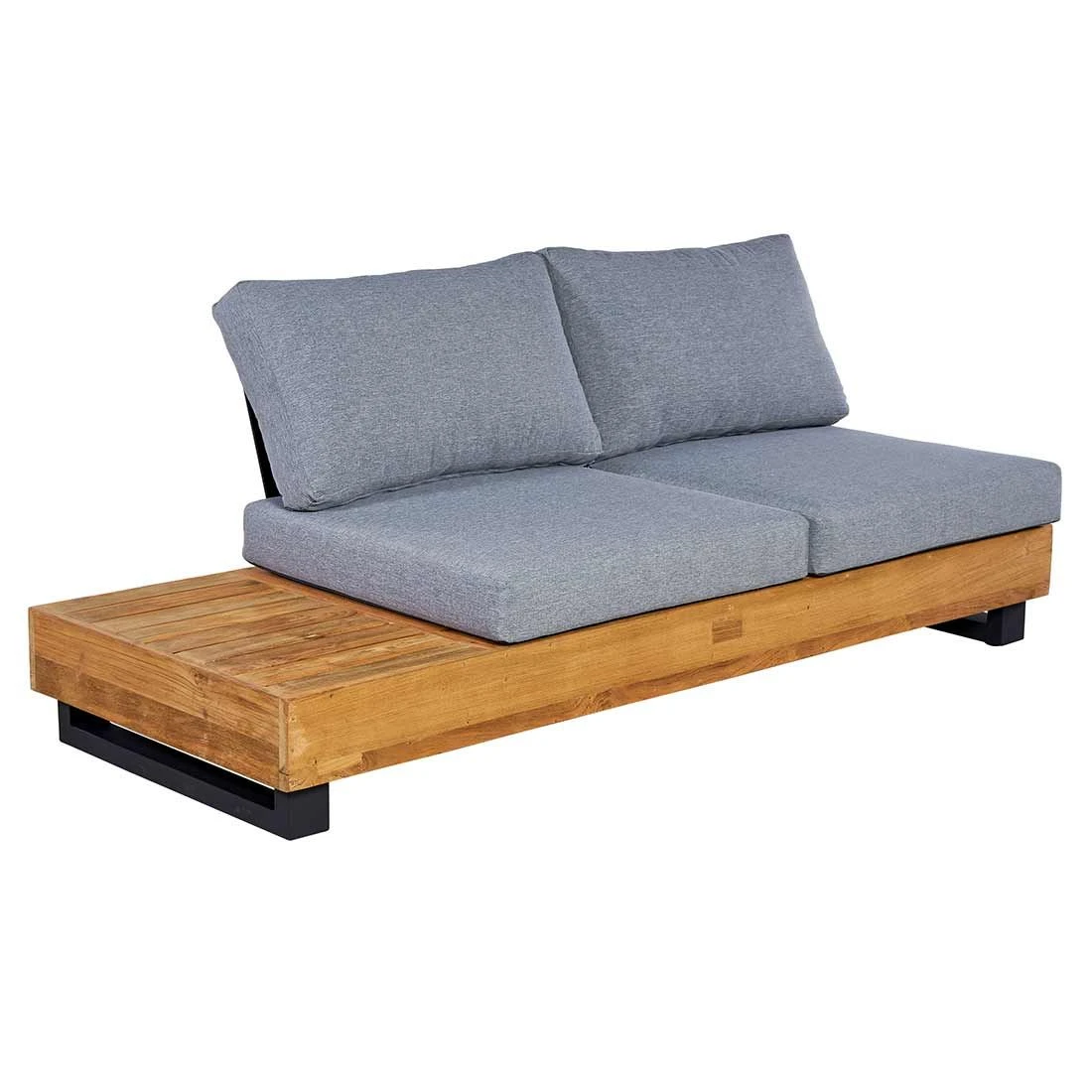 OUTLIV. Madrid Ecklounge Teak Recycelt/Olefin Teak Recycelt/Grau