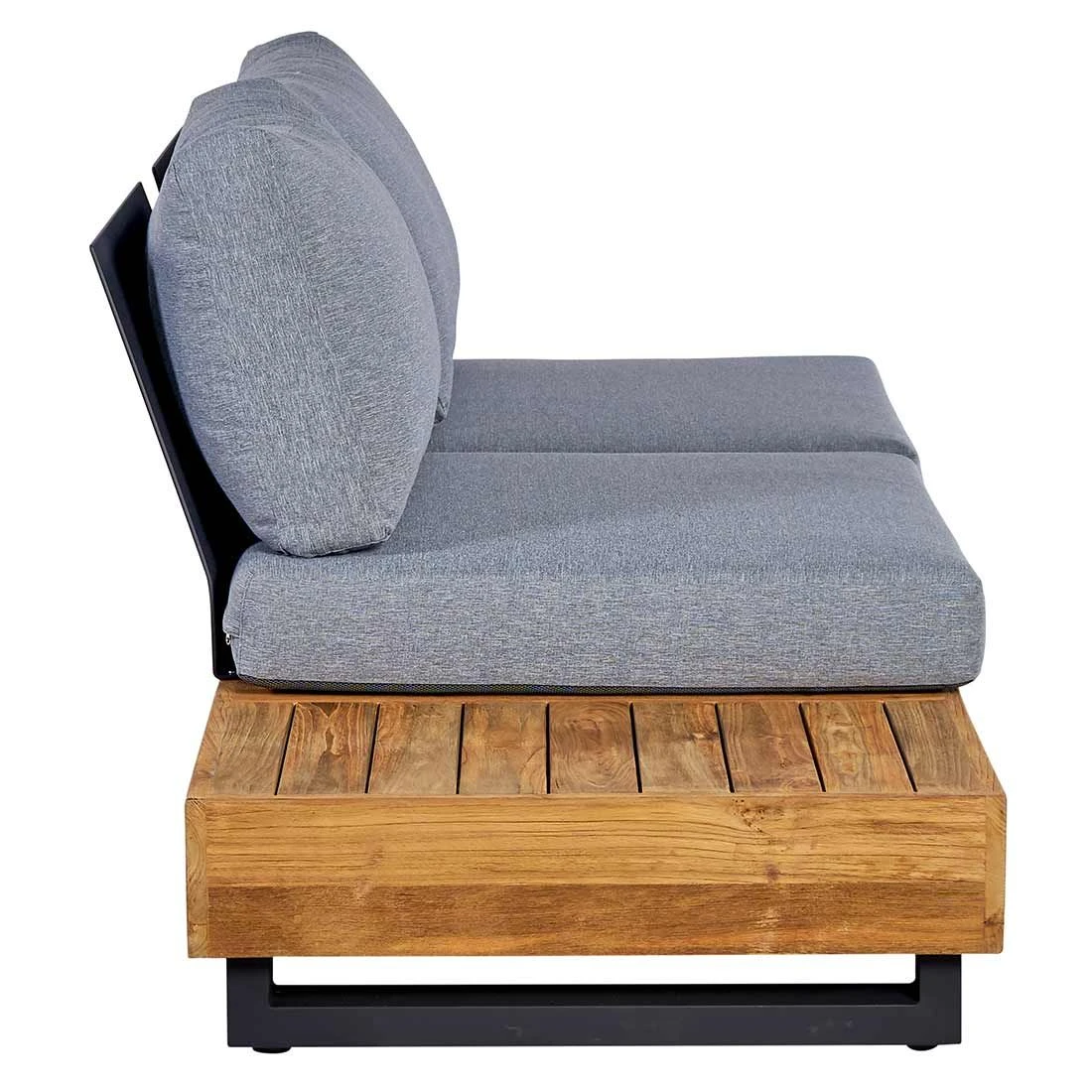 OUTLIV. Madrid Ecklounge Teak Recycelt/Olefin Teak Recycelt/Grau