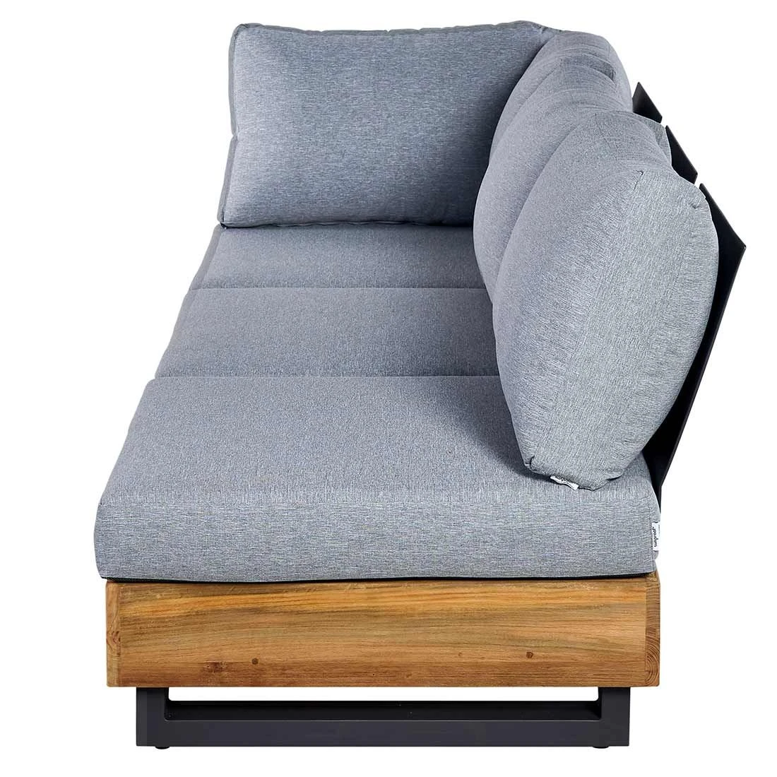 OUTLIV. Madrid Ecklounge Teak Recycelt/Olefin Teak Recycelt/Grau