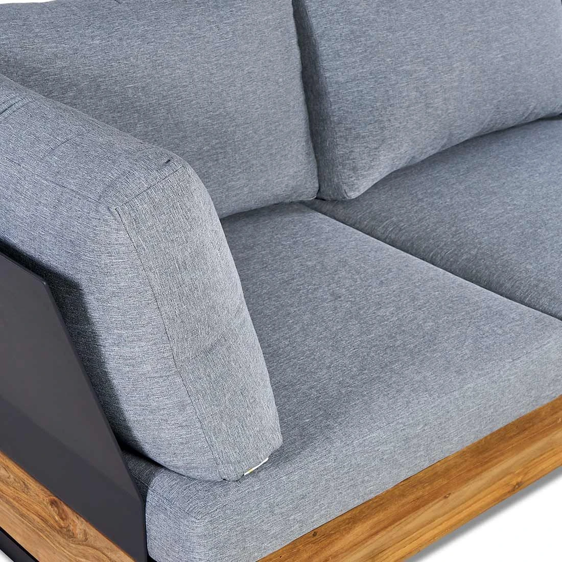 OUTLIV. Madrid Ecklounge Teak Recycelt/Olefin Teak Recycelt/Grau