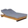 OUTLIV. Madrid Doppelliege Teak Recycelt/Olefin Teak Recycelt/Grau