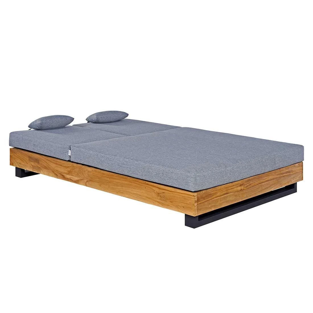 OUTLIV. Madrid Doppelliege Teak Recycelt/Olefin Teak Recycelt/Grau