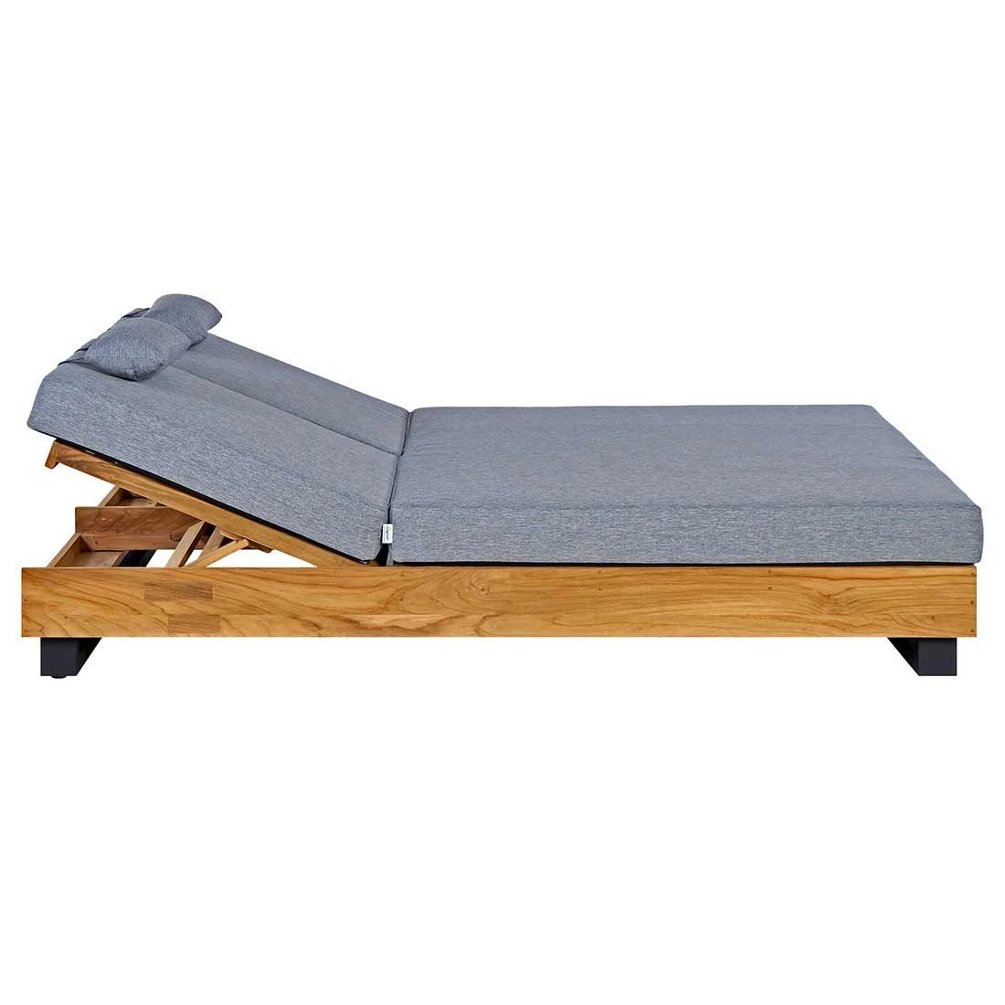 OUTLIV. Madrid Doppelliege Teak Recycelt/Olefin Teak Recycelt/Grau