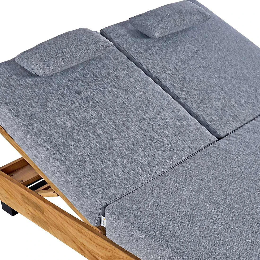 OUTLIV. Madrid Doppelliege Teak Recycelt/Olefin Teak Recycelt/Grau