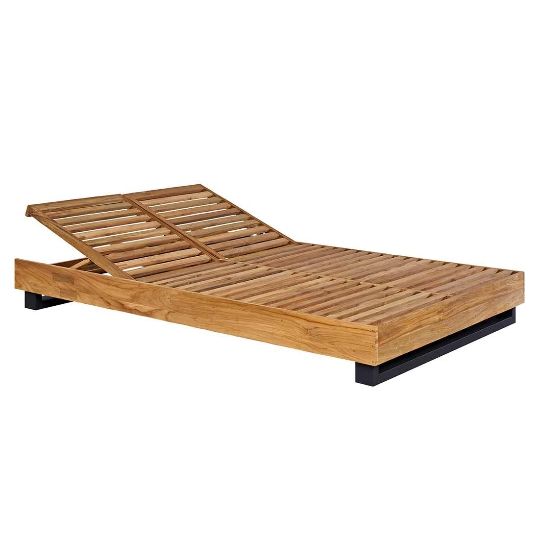 OUTLIV. Madrid Doppelliege Teak Recycelt/Olefin Teak Recycelt/Grau