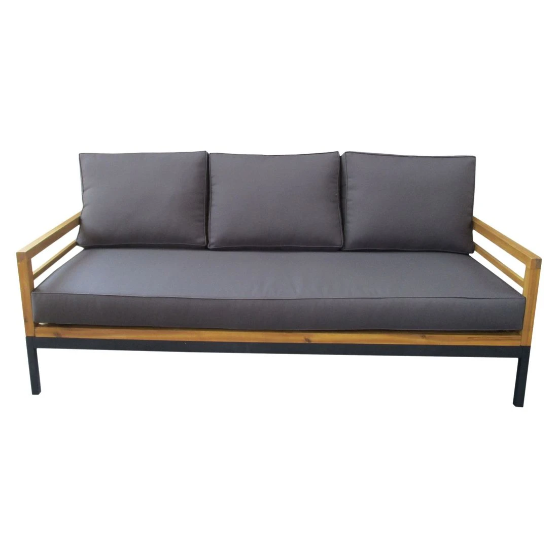 OUTLIV. Merano Loungeset 4-tlg. Akazie/Polyester Anthrazit