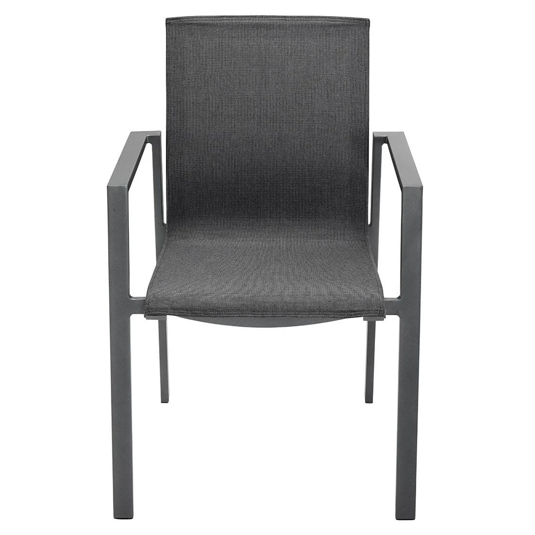 OUTLIV. Mia Stapelsessel Aluminium/Textilene Anthrazit/Coal