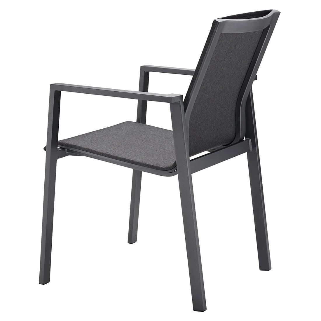 OUTLIV. Mia Stapelsessel Aluminium/Textilene Anthrazit/Coal