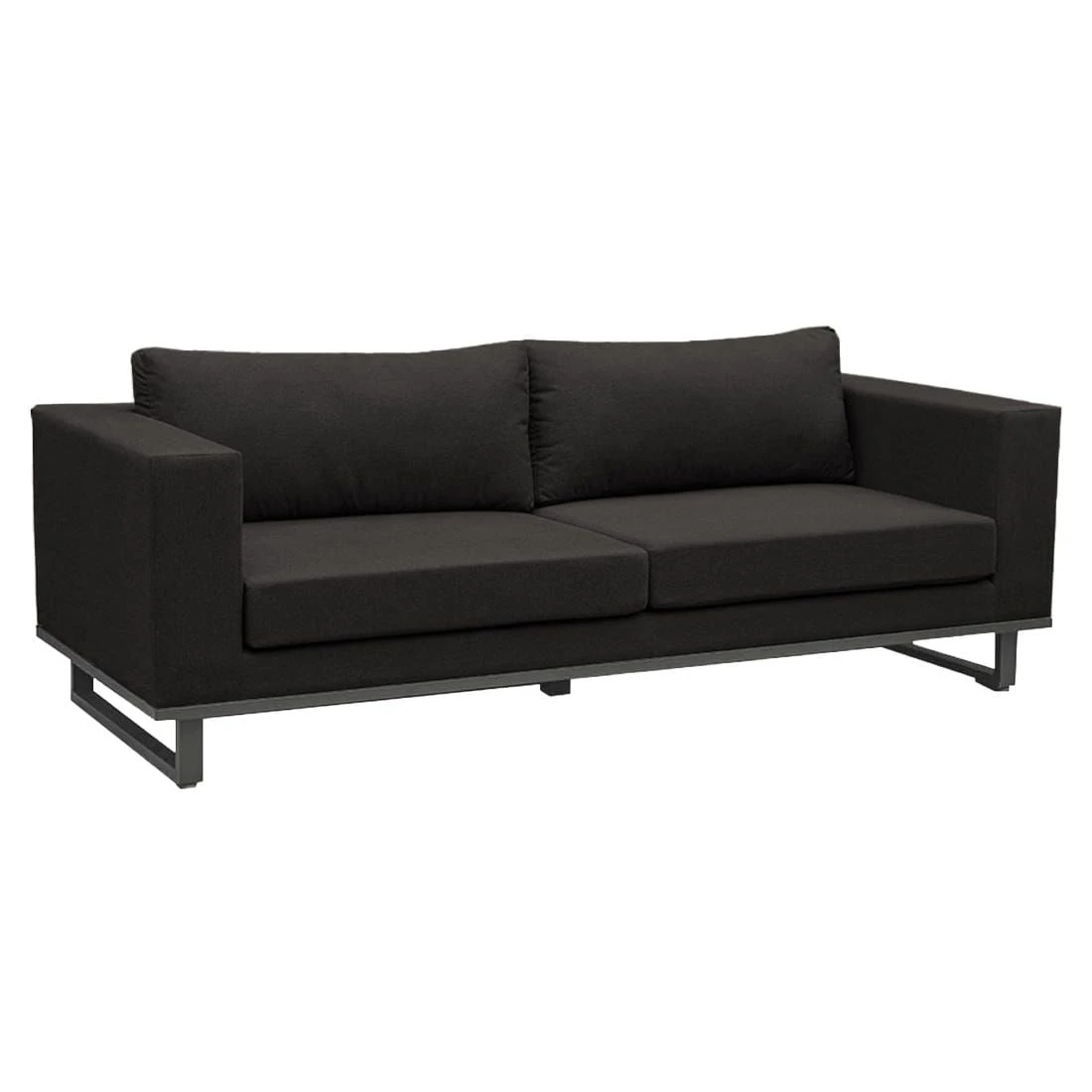 OUTLIV. by Detlef Steves Miami 2-Sitzer Sofa Sunbrella Anthrazit/Sooty