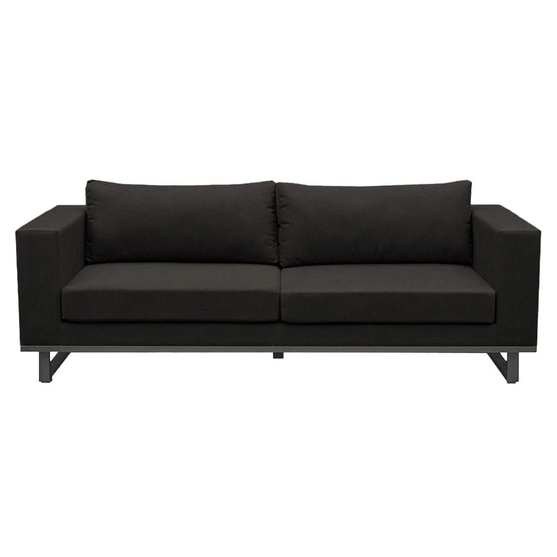 OUTLIV. by Detlef Steves Miami 2-Sitzer Sofa Sunbrella Anthrazit/Sooty