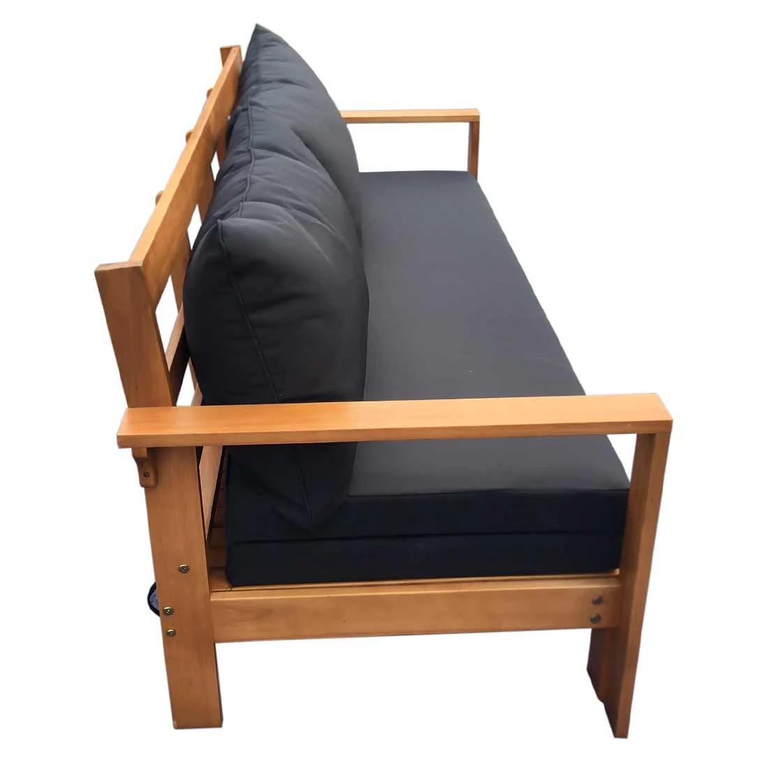 OUTLIV. Nadra Daybed Eukalyptus/Polyester Teak Look/Grau