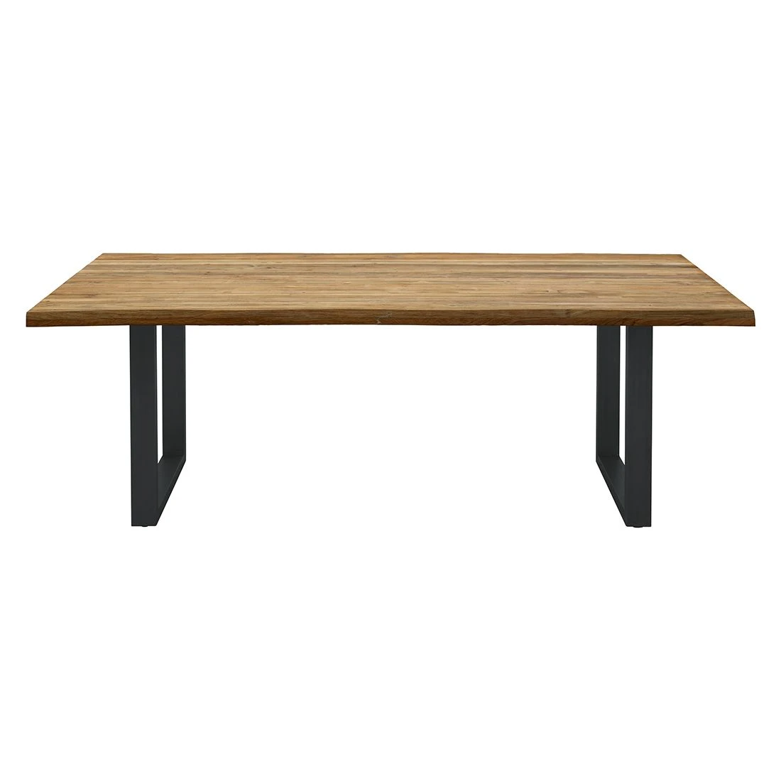 OUTLIV. Orlando Gartentisch 240x100cm Edelstahl/Teak Recycelt Charcoal/Teak Recycelt