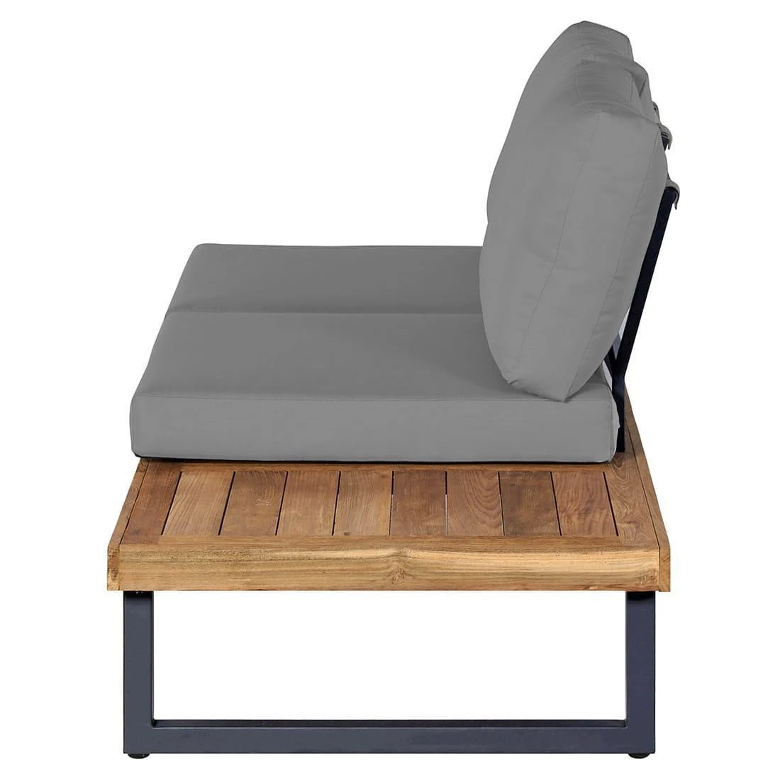 OUTLIV. Orleans Ecklounge 3-tlg. Stahl/Suntex Anthrazit/Hellgrau