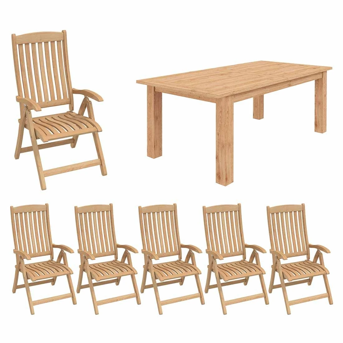 OUTLIV. Oxford/Takoma Gartenmöbel-Set Teak
