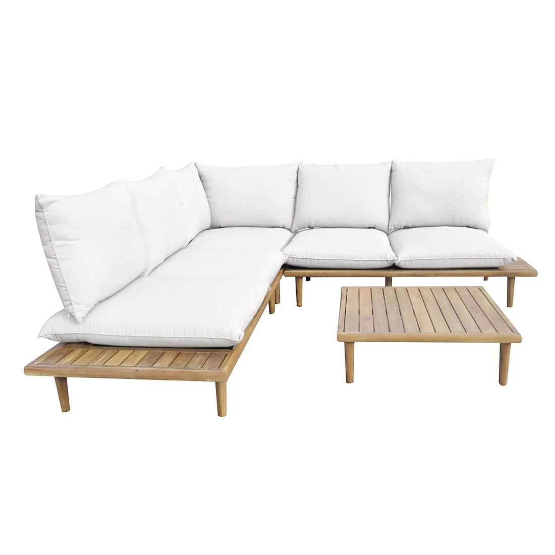 OUTLIV. Phoenix Ecklounge Akazie/Olefin Teak-Look