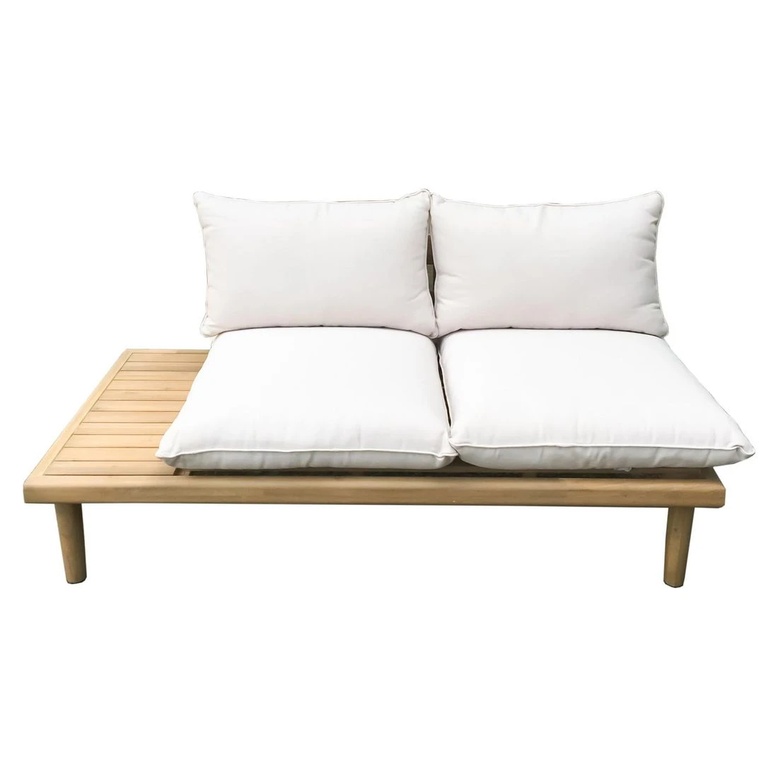 OUTLIV. Phoenix Ecklounge Akazie/Olefin Teak-Look